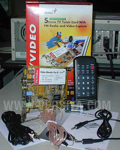 GENIUS VIDEO WONDER PRO III GENIUS VIDEO WONDER PRO III