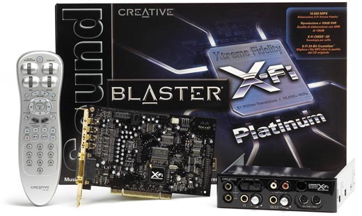 Creative Sound Blaster® X-Fi Platinum Creative Sound Blaster® X-Fi Platinum