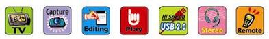 Genius TVGo-U202 - иконки Genius TVGo-U202 - иконки