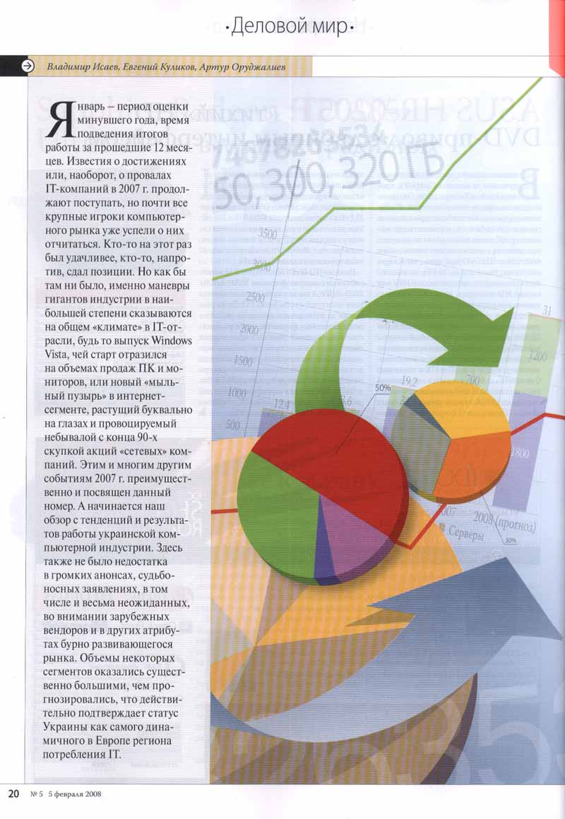 Украинский ИТ-рынок 2007: еще один уникальный год