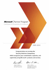 Сертіфікат, що Версія-Консалтінг має статус Торговий партнер Microsoft Премєр