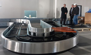 Фахівці Компанії Версія приступили до монтажу багажної системи в міжнародному аеропорту міста Запоріжжя