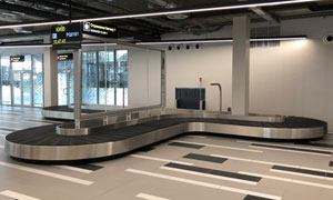 Монтаж багажної системи компанією ВЕРСІЯ в Міжнародному аеропорту «Запоріжжя»
