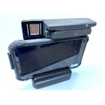 Mobile work station for processing biometric data