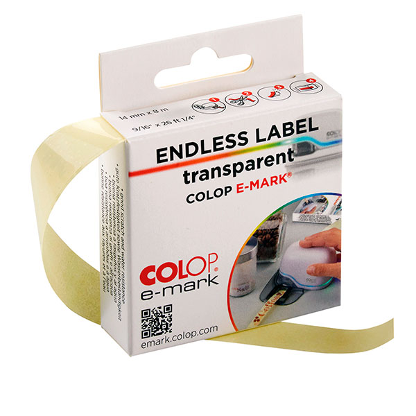 COLOP e-mark endless labels (transparent)